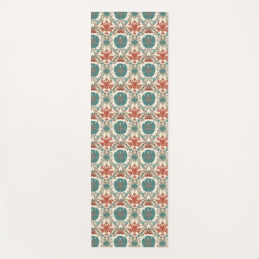 Küste - Damask I Yogamatte (Vorderseite)