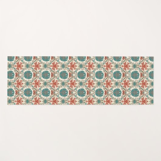 Küste - Damask I Yogamatte (Vorderseite (Horizontal))