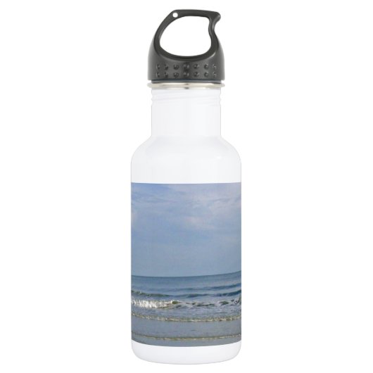 Küste der Insel Oak Trinkflasche (Vorderseite)