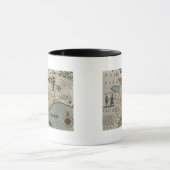 Küste des North Carolina, Detail der Karte Tasse (Zentrum)