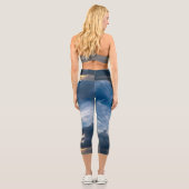 Küste des Sonnenaufgangs Hochwald Capri Leggings (Rückseite)