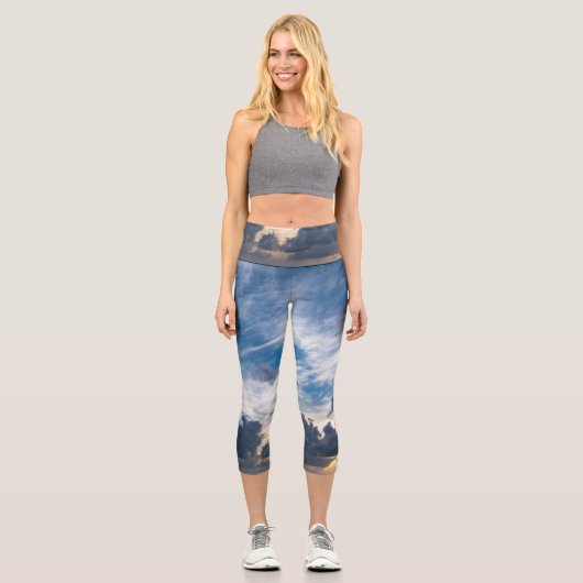 Küste des Sonnenaufgangs Hochwald Capri Leggings (Vorderseite)