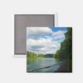 Küste des Willamette-Flusses, OR Magnet (Vorderseite/Rückseite)