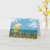 Küste, die an Sie denkt Karte (Gelbe Blume)