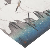 Küste Egret Asiatische Kunst Mittelgroßer Tischläufer (Ecke)