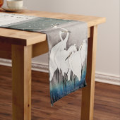 Küste Egret Asiatische Kunst Mittelgroßer Tischläufer (Beispiel)