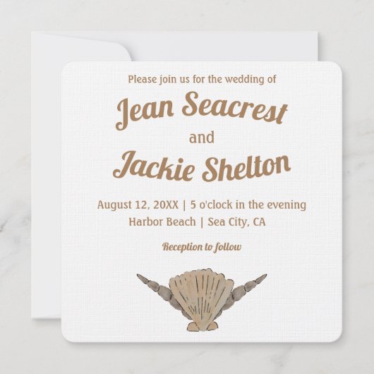 Küste Einladung (Vorderseite)