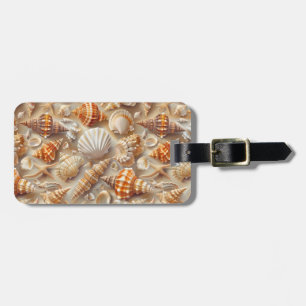 Küste Elegance Seashell Muster Gepäckanhänger
