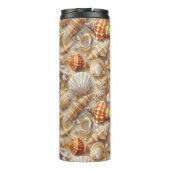 Küste Elegance Seashell Muster Thermosbecher (Rückseite)