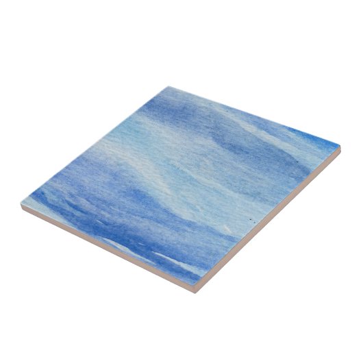 Küste Elegante Keramik Watercolor Fliese (Seite)