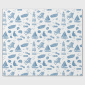 Küste Geschenkpapier (Flach)