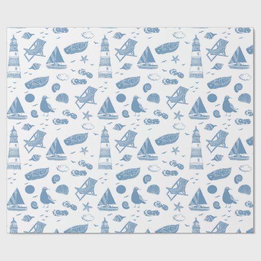 Küste Geschenkpapier (Flach)