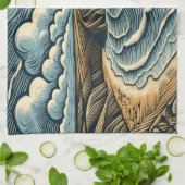 Küste Geschirrtuch (Gefaltet)