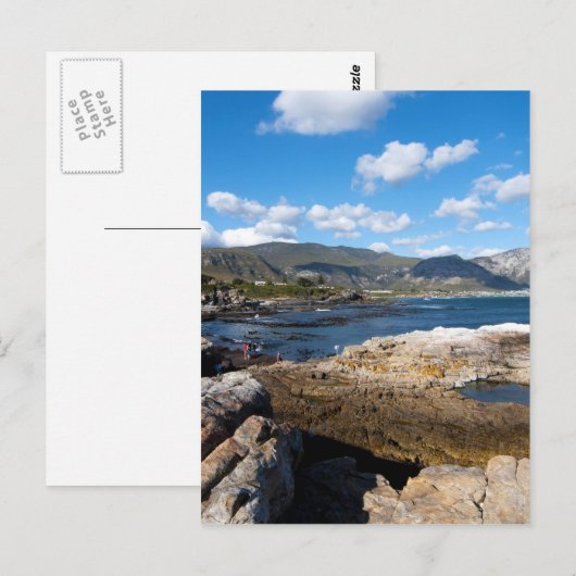 Küste Hermanus Postkarte (Vorne/Hinten)