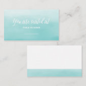 Küste | Hochzeitsplatzkarten Platzkarte (Vorne/Hinten)