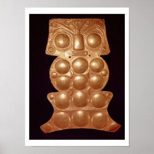 Küste im Fluss Sinu, vorkolombisch (g Poster