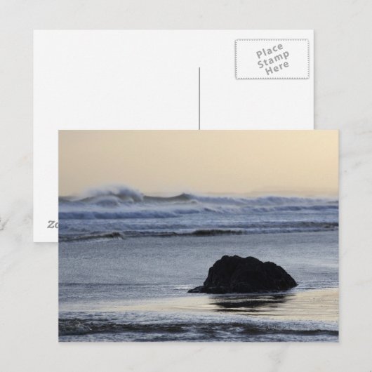 Küste im Morgengrauen Postkarte (Vorne/Hinten)