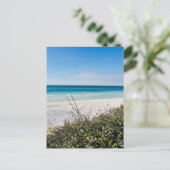 Küste im November Postkarte (Stehend Vorderseite)