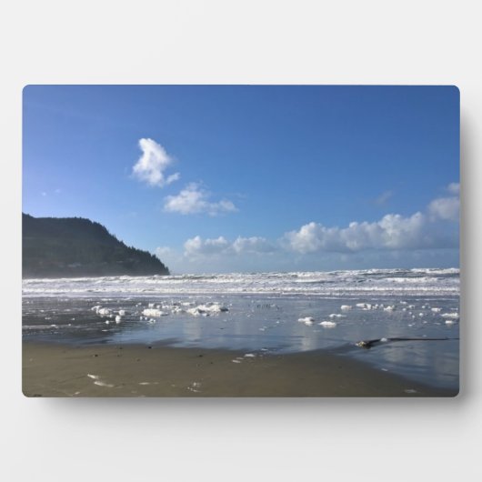 Küste im Winter Fotoplatte (Vorderseite)