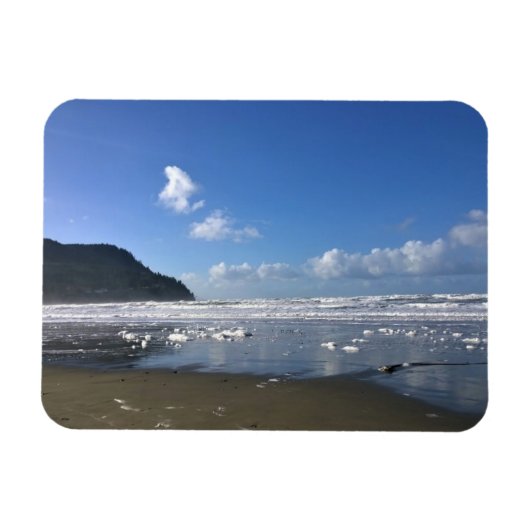 Küste im Winter, Oregon Küste Magnet (Horizontal)