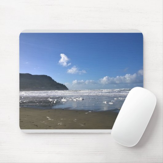 Küste im Winter, Oregon Küste Mousepad (Mit Mouse)