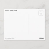 Küste im Winter, Oregon Küste Postkarte (Rückseite)