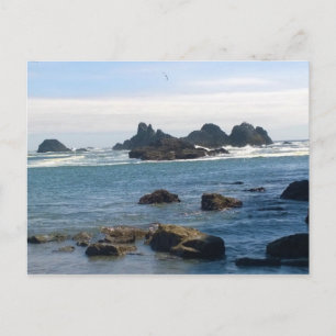Küste in Siegel Rock Oregon Postkarte