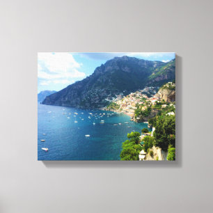 Küste Italiens Amalfi Leinwanddruck