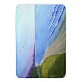 Küste Kaliforniens Badematte (Vorderseite Vertikal)