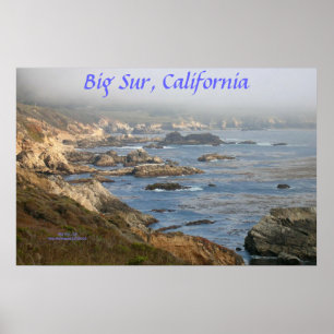Küste Kaliforniens - Big Sur - Poster