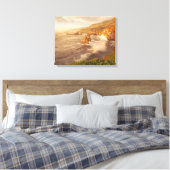 Küste Kaliforniens Leinwanddruck (Insitu (Schlafzimmer))