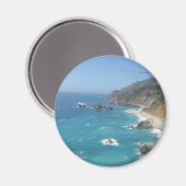 Küste Kaliforniens Magnet (Vorderseite/Rückseite)