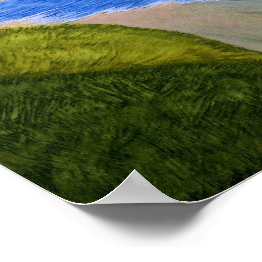 Küste Kaliforniens Poster (Ecke)