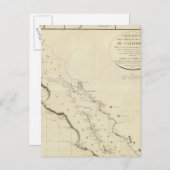 Küste Kaliforniens Postkarte (Vorne/Hinten)