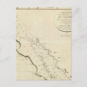 Küste Kaliforniens Postkarte