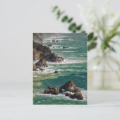 Küste Landschaftlich mit Wellen Postkarte (Stehend Vorderseite)