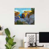 Küste Maine von Newell Convers Wyeth Poster (Heimbüro)