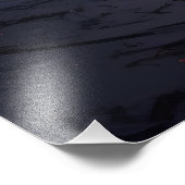 Küste, Malediven, Nachtstrand Fotodruck (Ecke)