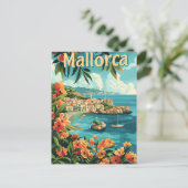 Küste Mallorca Postkarte (Stehend Vorderseite)