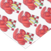 Küste ME Maine Hummer Abendessen Meeresfrüchte Küc Tischdecke (Schrägansicht)