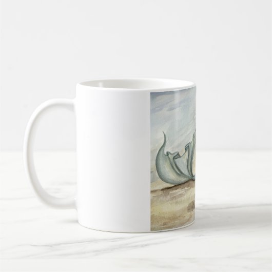 Küste-Meerjungfrau-Tasse Camilles Grimshaw Kaffeetasse (Links)