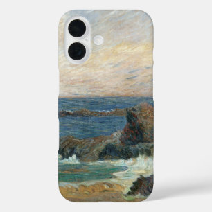 Küste mit Felsen von Paul Gauguin, Vintage Impress iPhone 16 Hülle