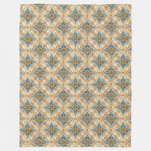 Küste Mittelmeer subtile ozeanische Hues Fleecedecke (Vorderseite)