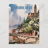 Küste Morcote, See Lugano, Schweiz Postkarte (Vorderseite)