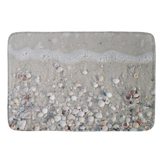 Küste-Muscheln Badematte (Vorderseite)