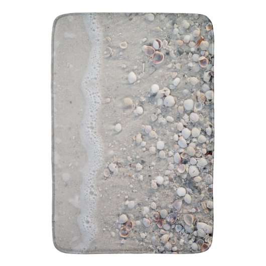 Küste-Muscheln Badematte (Vorderseite Vertikal)