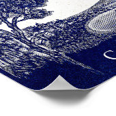 Küste Napoli, Italien, Stadt, Romantik, Vulkan Poster (Ecke)