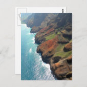 Küste Neapel Postkarte (Vorne/Hinten)