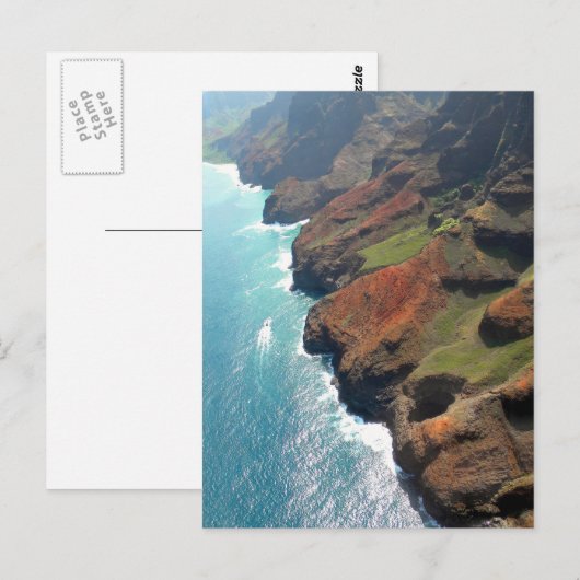 Küste Neapel Postkarte (Vorne/Hinten)