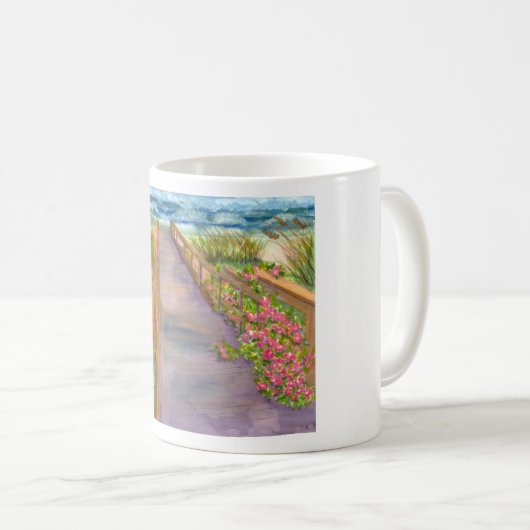 Küste Neuenglands Kaffeetasse (VorderseiteRechts)